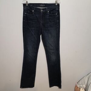 Lucky Brand Brooke Slim Boot Dark Wash Jeans - Size 8 Long